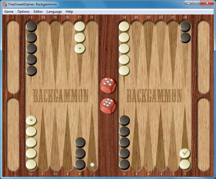 Backgammon screenshot