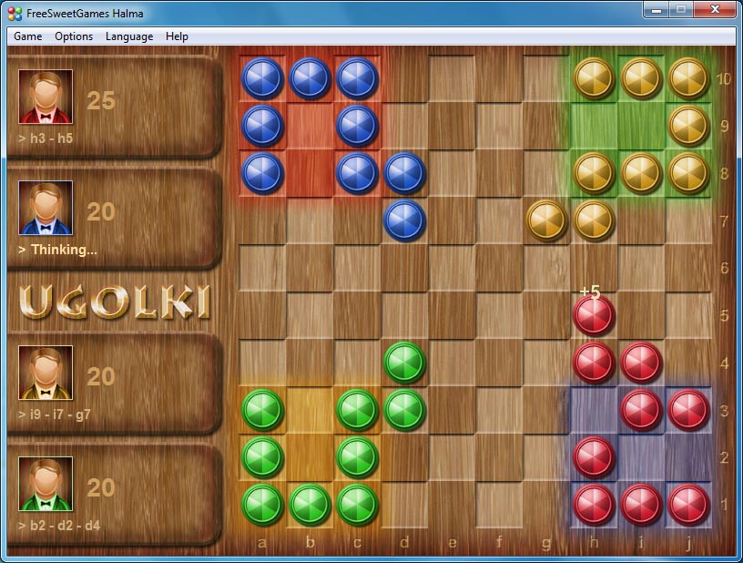 Halma screenshot