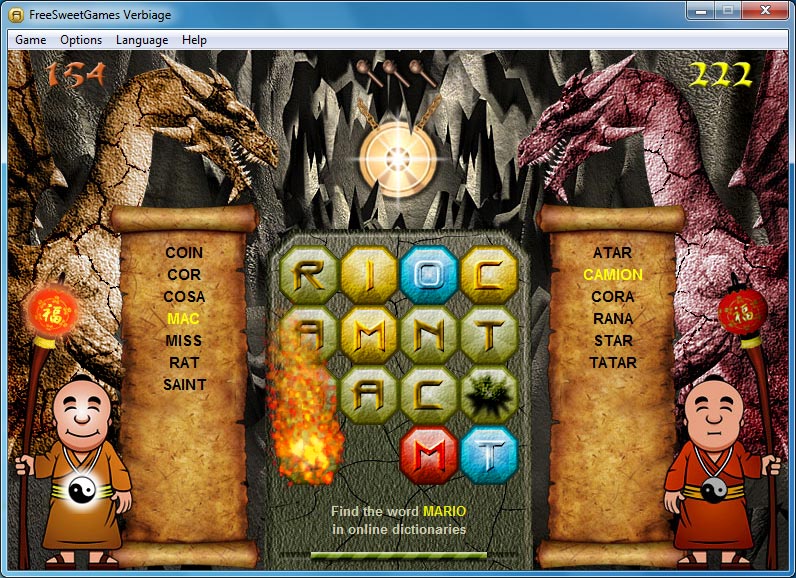 Verbiage screenshot